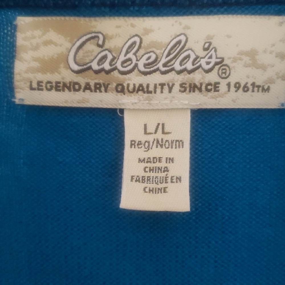 Cabelas Zip up Sweater